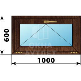 Откидное окно из дуба 1000×600 ОА-45219