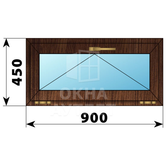 Откидное окно из дуба 900×450 ОА-49193