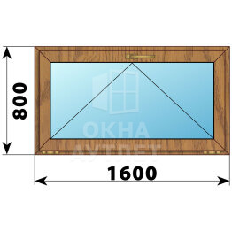 Откидное окно из лиственницы 1600×800 ОА-49460