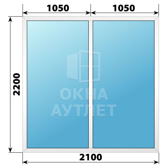 Пластиковая перегородка 2100×2200 ОА-67420